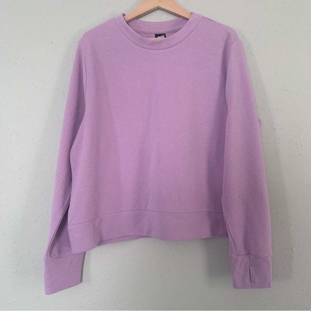 Avia Purple Lavender Crewneck Sweatshirt Workout Activewear Athleisure Casual